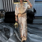 🥳2026 HOT SALE🥳💞50K+ SOLD!Printed Zipper Top & Wide-Leg Pants 2-Piece Set