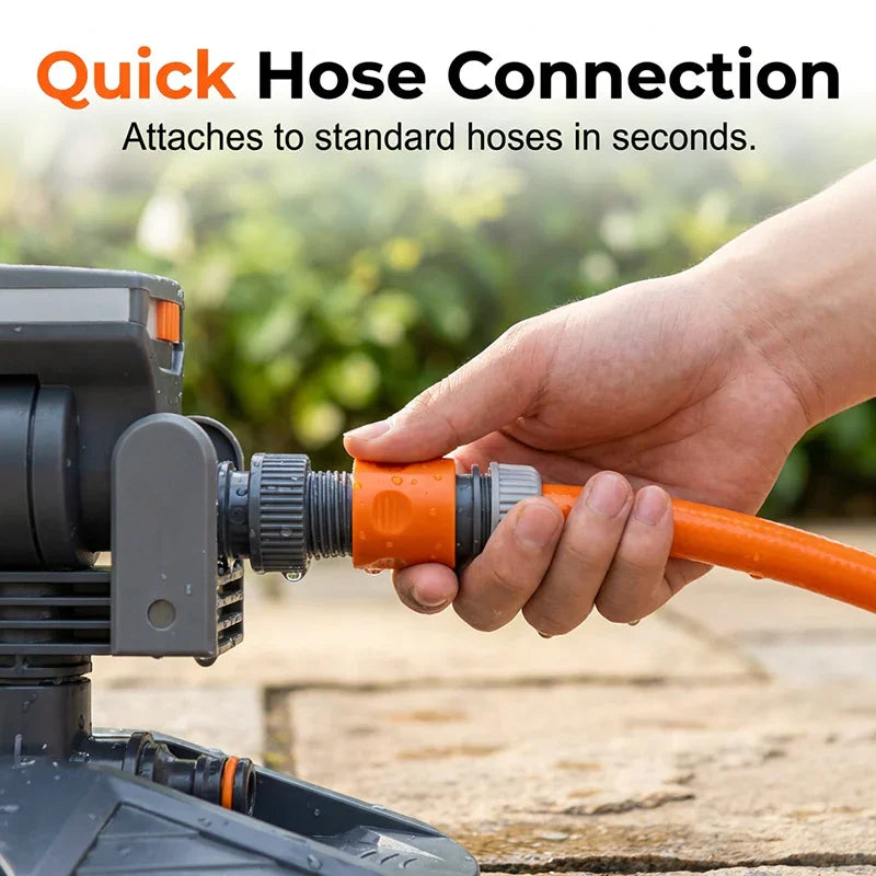 Wide-Coverage Automatic Rotating Garden Sprinkler