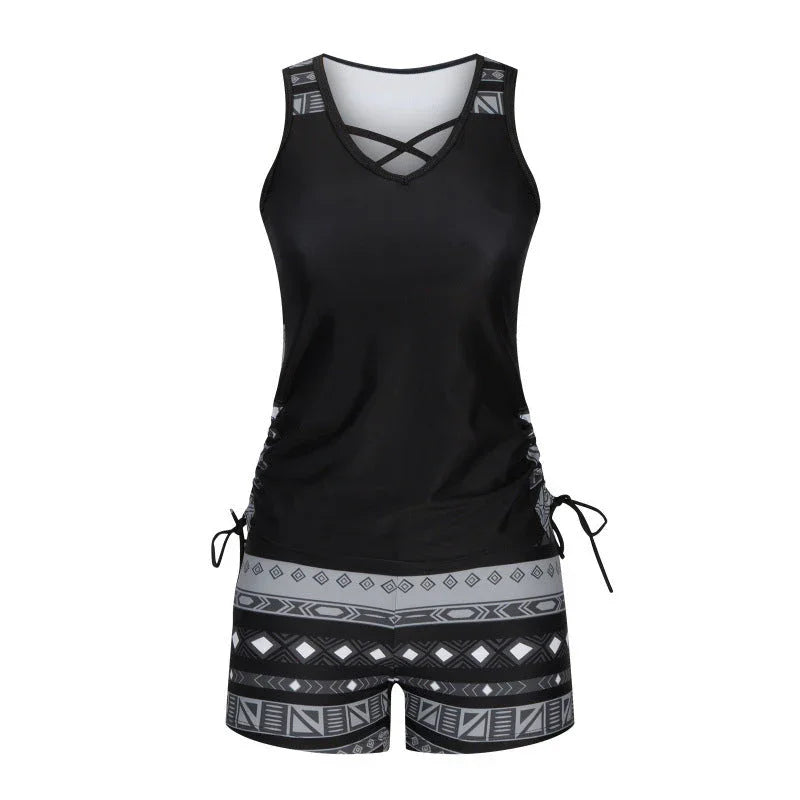 🏊‍♀️Women's Printed Two-Piece Tankini Swimsuit