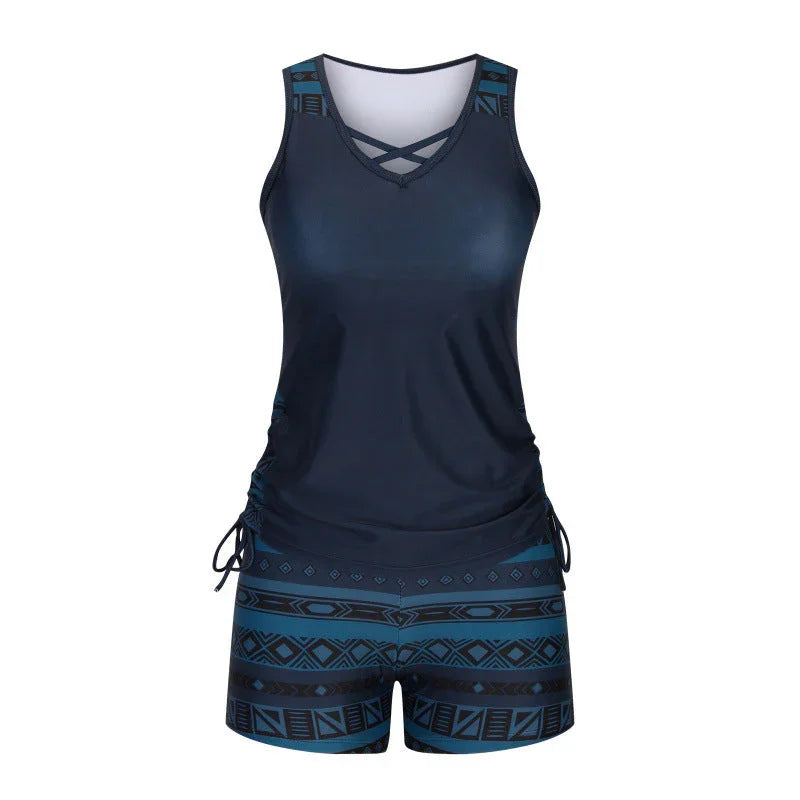 🏊‍♀️Women's Printed Two-Piece Tankini Swimsuit