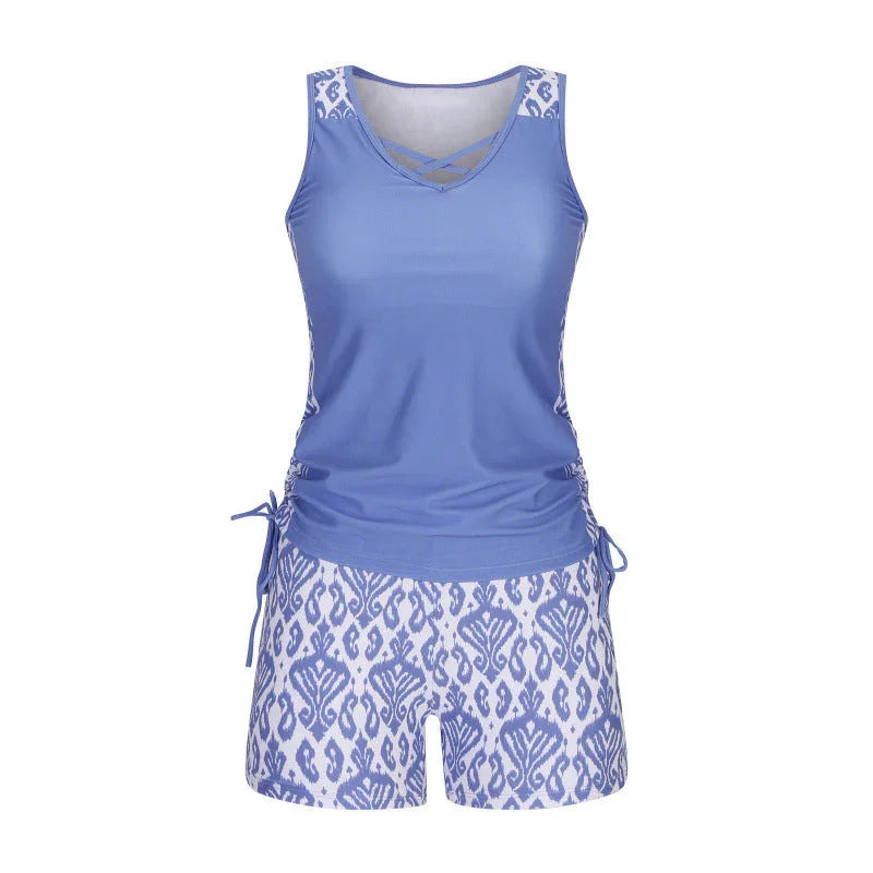 🏊‍♀️Women's Printed Two-Piece Tankini Swimsuit