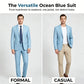📢📢50% OFF !! ⏰Men's 2-Piece Modern Fit Business Suit Set