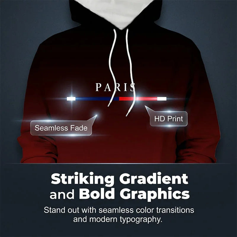 ⏳Time-Limited Special⏰Men's Gradient Tracksuit Set - Hoodie and Sweatpants