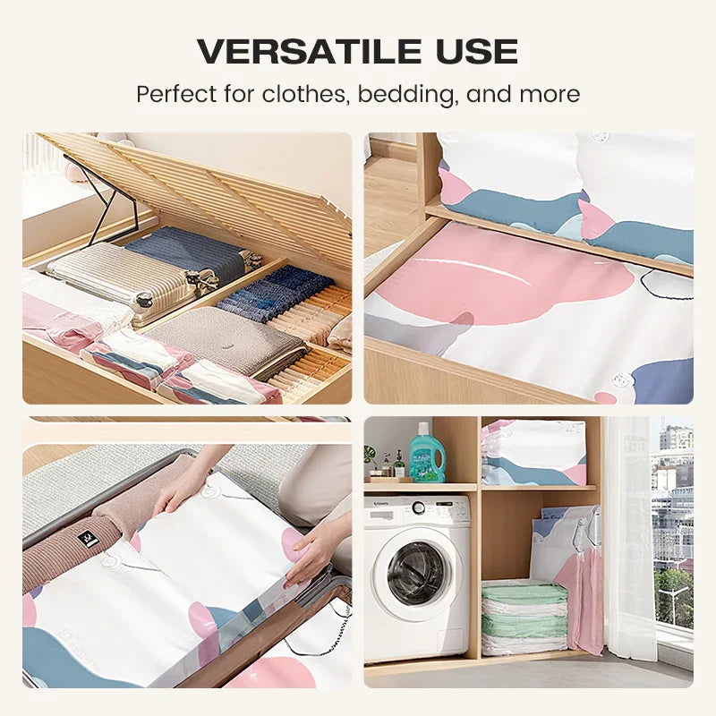 🥳2026 HOT SALE💞50K+ SOLD!🧳💨No-Pump Large Vacuum Storage Compression Bags