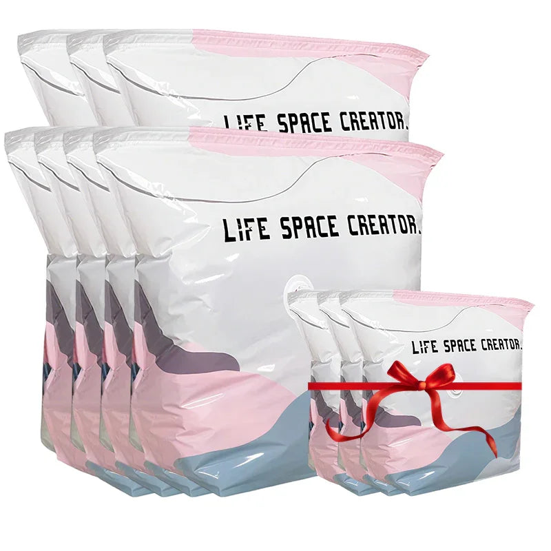 🥳2026 HOT SALE💞50K+ SOLD!🧳💨No-Pump Large Vacuum Storage Compression Bags