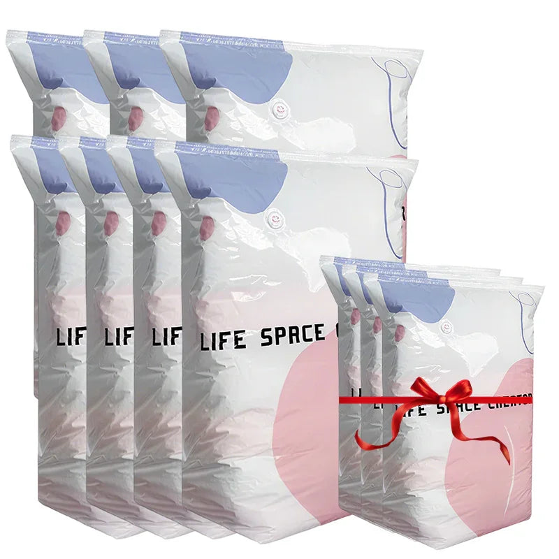 🥳2026 HOT SALE💞50K+ SOLD!🧳💨No-Pump Large Vacuum Storage Compression Bags