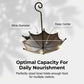🐦 50% OFF NOW! ✨ Hanging Umbrella Bird Feeder & Bath – Dual-Use, Rust-Resistant, Vintage Style & Perfect for Garden Decor ☂️