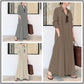 🥳2026 HOT SALE 50% OFF! 🥳💞50K+ SOLD!🌸Long-Solid, Simple and Long-Coloured Sleeve Dress