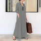 🥳2026 HOT SALE 50% OFF! 🥳💞50K+ SOLD!🌸Long-Solid, Simple and Long-Coloured Sleeve Dress