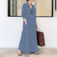 🥳2026 HOT SALE 50% OFF! 🥳💞50K+ SOLD!🌸Long-Solid, Simple and Long-Coloured Sleeve Dress