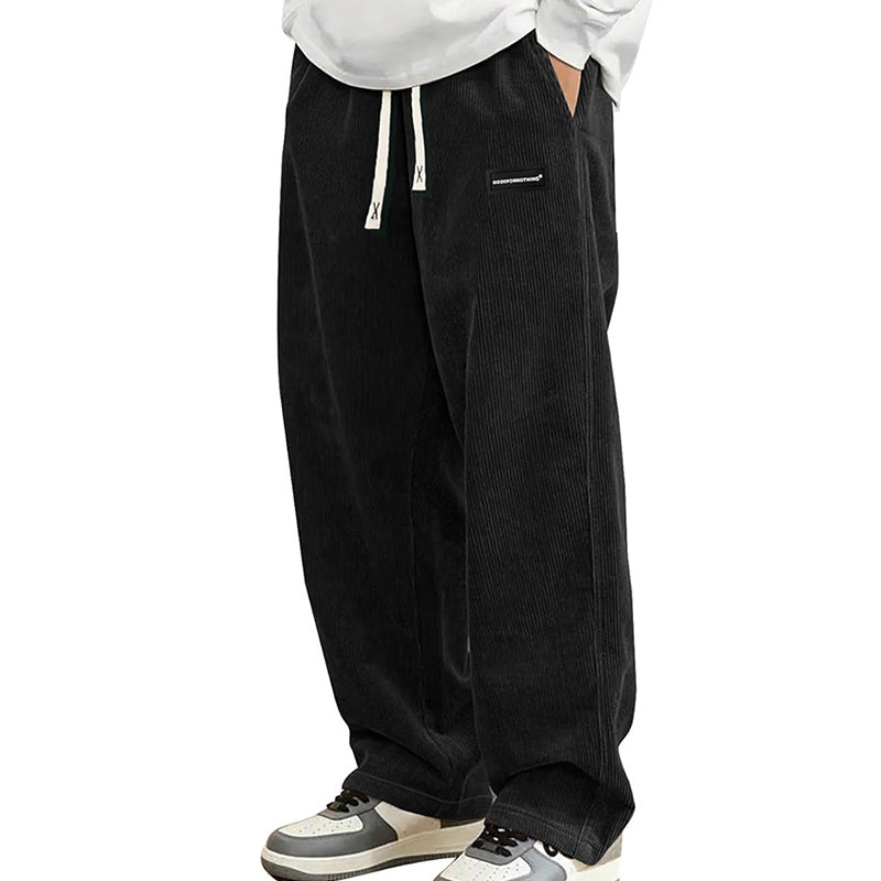 👖Men's Loose-Fit Drawstring Pants with Pockets 🔥BUY 2 FREE SHIPPING