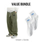 👖Men's Loose-Fit Drawstring Pants with Pockets 🔥BUY 2 FREE SHIPPING