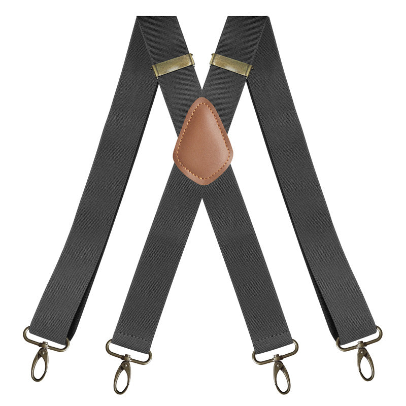 📢📢50% OFF !! ⏰Men's X-Back Suspenders with Hook Clips