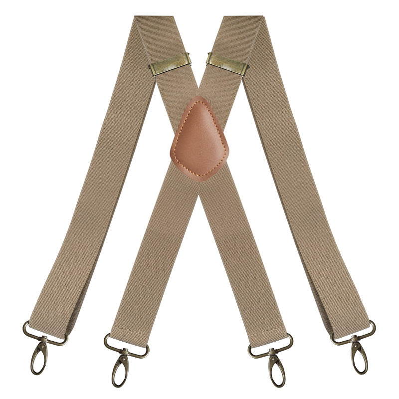 📢📢50% OFF !! ⏰Men's X-Back Suspenders with Hook Clips