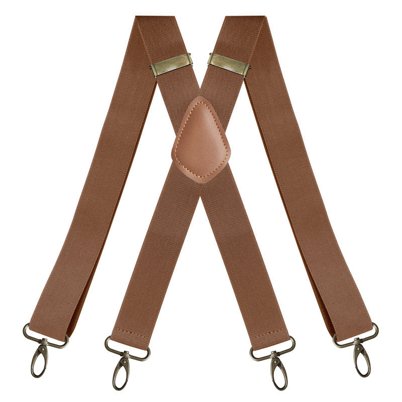 📢📢50% OFF !! ⏰Men's X-Back Suspenders with Hook Clips
