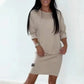 🥳2026 HOT SALE🥳💞50K+ SOLD!Women's Casual Crewneck Sweatshirt Dress