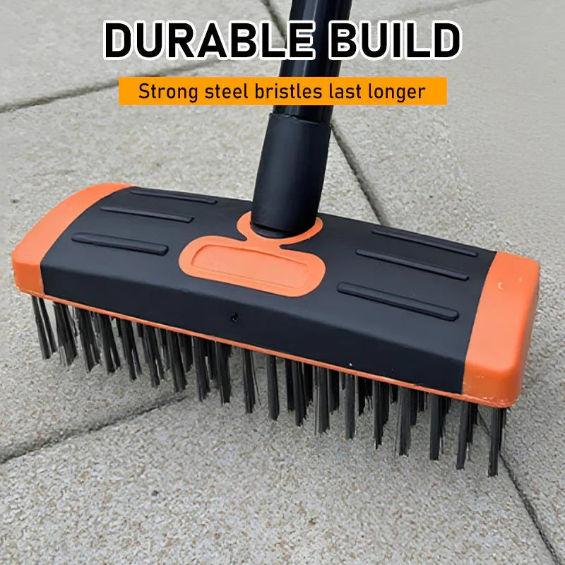 🌿40% OFF NOW!🧹 3-in-1 Weeding Wire Brush Tools Set – Durable Steel Brushes, Ergonomic Handle & Perfect for Patios, Driveways & Garden Paths 🏡