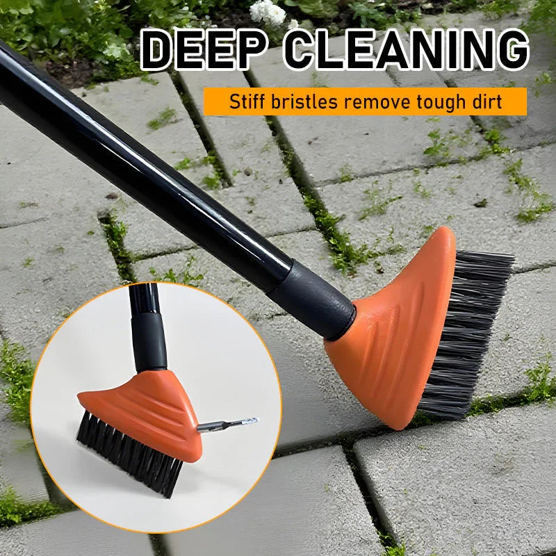 🌿40% OFF NOW!🧹 3-in-1 Weeding Wire Brush Tools Set – Durable Steel Brushes, Ergonomic Handle & Perfect for Patios, Driveways & Garden Paths 🏡