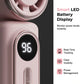 Portable Clip-On Fan with LED Display