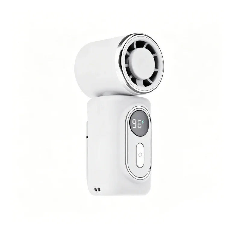Portable Clip-On Fan with LED Display