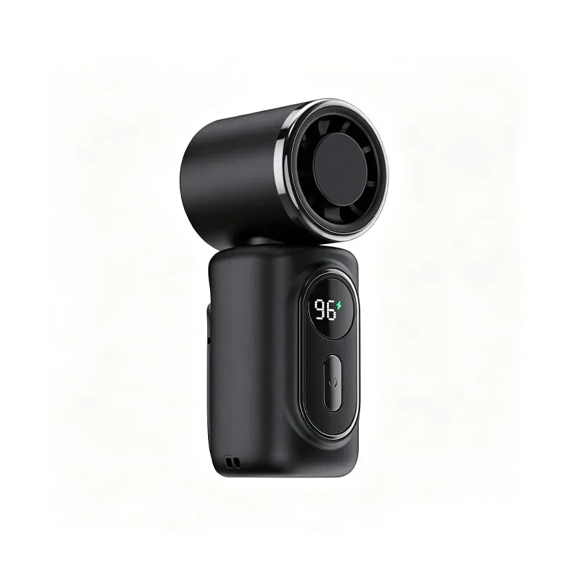 Portable Clip-On Fan with LED Display