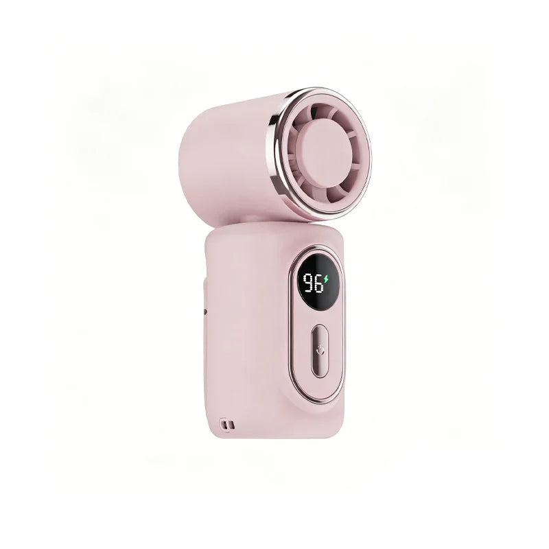 Portable Clip-On Fan with LED Display