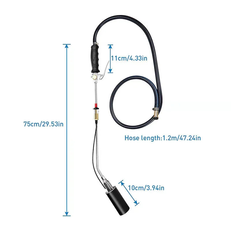 Heavy-Duty Propane Torch Weed Burner for Garden