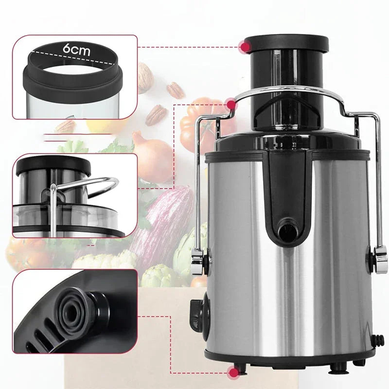 🍊 60% OFF NOW! ⚡ Quick Electric Juice Extractor for Home Use – High-Speed Motor, Easy-Clean Design & Perfect for Fresh Juices Daily 🥤