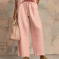 👚 LIMITED-TIME 50% OFF! 👖 Women's Solid Color 2-Piece Tracksuit – Puff Sleeve, Wide Leg, Zipper Detail ✨