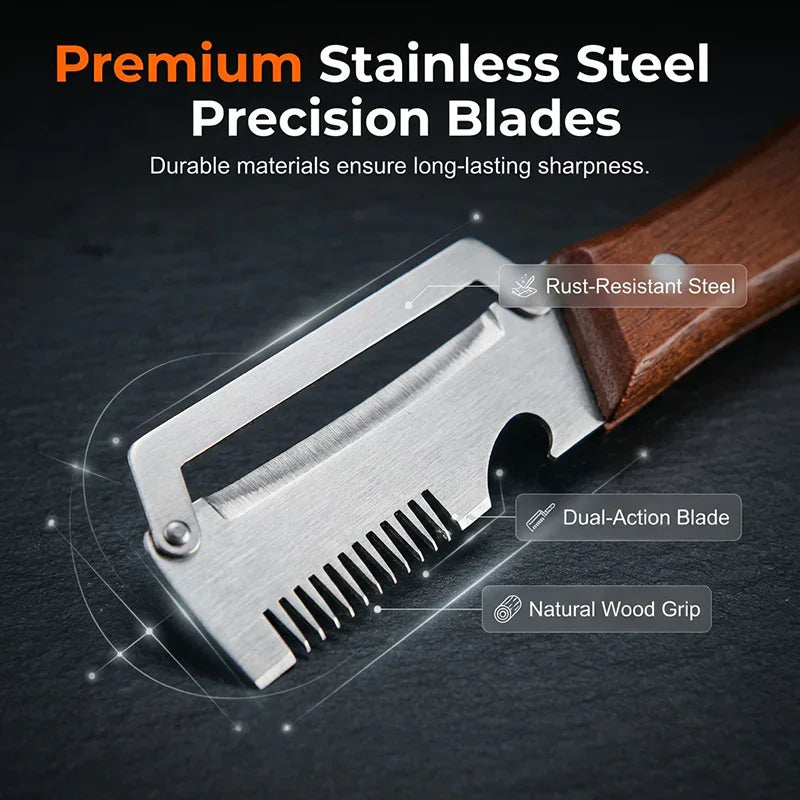 ⏰🔥LIMITED TIME 50% OFF! 🥒 3-in-1 Scallion Shredder & Peeler – Fast, Efficient & Must-Have Kitchen Tool ✨🍴