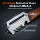 ⏰🔥LIMITED TIME 50% OFF!🔥50K+ SOLD!3-in-1 Scallion Shredder & Peeler – Stainless Steel, Multi-Tool, Wood Handle ✨