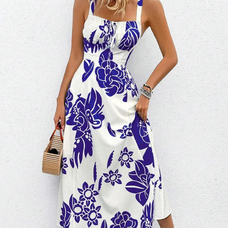 🥳2026 HOT SALE🥳💞50K+ SOLD!🌼Floral Spaghetti Strap Dress – Smocked Back, A-Line & Lightweight