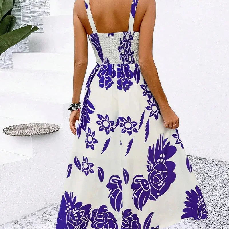 🥳2026 HOT SALE🥳💞50K+ SOLD!🌼Floral Spaghetti Strap Dress – Smocked Back, A-Line & Lightweight