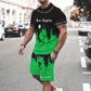 👕 LIMITED-TIME 50% OFF! 🩳 Men's Graphic Print T-Shirt & Shorts Set – Coordinated, Soft, Adjustable Waist 🌴