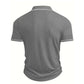 👔 LIMITED-TIME 50% OFF! ⛳ Summer Casual Short Sleeve Polo Shirt – Premium Knit, Contrast Tipping, Breathable 🌴