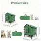 ⏰🔥LIMITED TIME 50% OFF! 🐈 All-Weather Elevated Outdoor Cat House – Waterproof, Insulated & Foldable for Cozy Comfort 🌧️✨