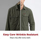 ⏰🔥LIMITED TIME 50% OFF! 👔 Men’s Long Sleeve Cotton Workwear Shirt – Durable, Comfortable & Perfect for Everyday Work ✨💪