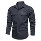 ⏰🔥LIMITED TIME 50% OFF! 👔 Men’s Long Sleeve Cotton Workwear Shirt – Durable, Comfortable & Perfect for Everyday Work ✨💪