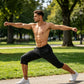 🩳40% OFF NOW! 🏃 Men's Quick-Dry Sports Capri Pants – Stretchy & Breathable with Secure Zipper Pockets – Elastic Waist & Versatile Fit 🧘‍♂️