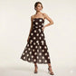 ⏰🔥LIMITED TIME 50% OFF! 👗 Polka Dot Strapless Dress – Flowy, Lightweight & Perfect for Beach Vacations 🏖️🌸✨