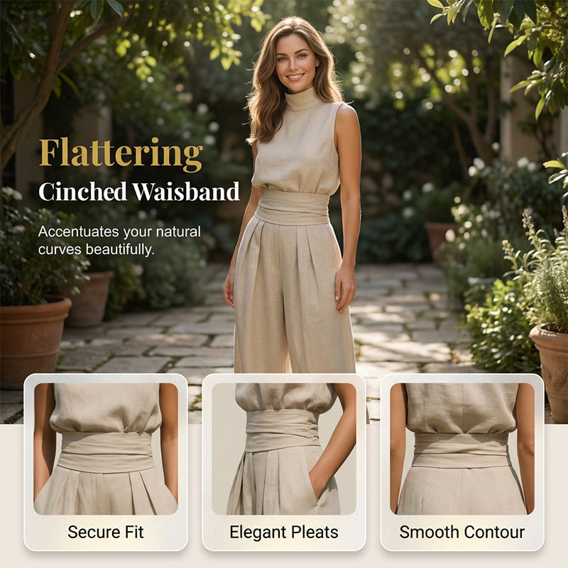 📢📢40% OFF !! ⏰Top & Wide-Leg Pant 2-Piece Set👚👖