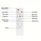 ⏳LAST DAY SALE 50% OFF🔥40W LED Ceiling Fan Light – 20.5” Ultra-Quiet with Remote 🎯 | E27 + FREE B22 Adapter 🔌 | For Bedroom 😴, Kitchen 👩‍🍳 & Garage 🛠️