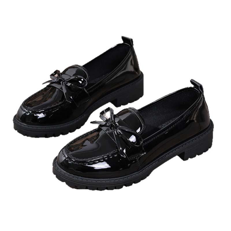 ⏰🔥LIMITED TIME 50% OFF!🔥50K+ SOLD!✨👠Shine Bright, Step Light 🌸Women's Casual Patent Leather Bow Loafers
