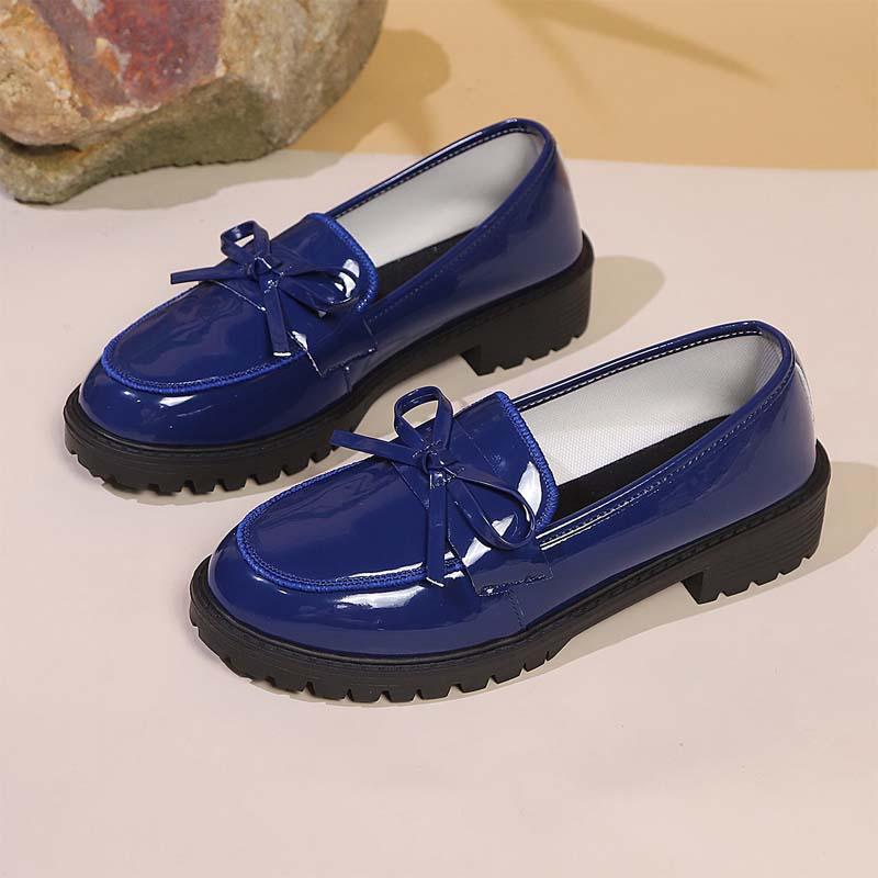 ⏰🔥LIMITED TIME 50% OFF!🔥50K+ SOLD!✨👠Shine Bright, Step Light 🌸Women's Casual Patent Leather Bow Loafers