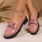 ⏰🔥LIMITED TIME 50% OFF!🔥50K+ SOLD!✨👠Shine Bright, Step Light 🌸Women's Casual Patent Leather Bow Loafers