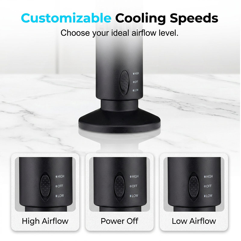 🎁2026 New Arrivals 50% OFF💥 USB-Powered Bladeless Tower Fan