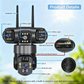 ⏰🔥LIMITED TIME 50% OFF!🔥50K+ SOLD! 6K 9MP Outdoor Wi-Fi Security Camera | 3 Lenses, 360° PTZ | IP66 Waterproof, Color Night Vision, Two-Way Audio, Motion Tracking