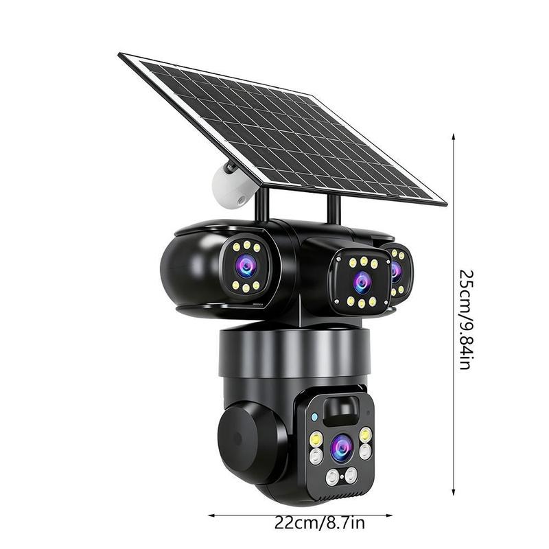 ⏰🔥LIMITED TIME 50% OFF!🔥50K+ SOLD! 6K 9MP Outdoor Wi-Fi Security Camera | 3 Lenses, 360° PTZ | IP66 Waterproof, Color Night Vision, Two-Way Audio, Motion Tracking