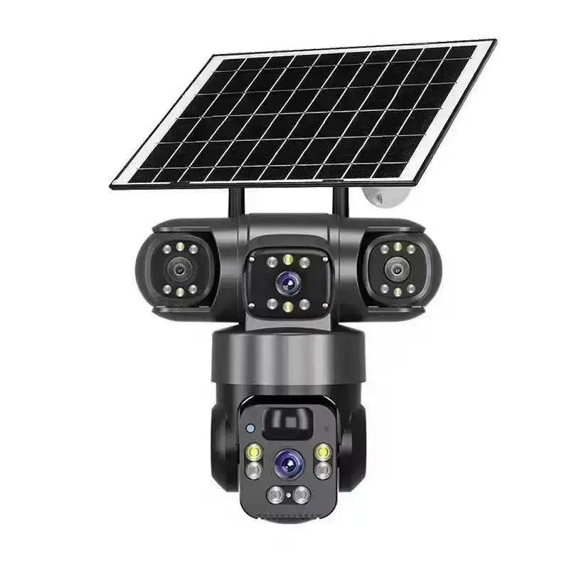 ⏰🔥LIMITED TIME 50% OFF!🔥50K+ SOLD! 6K 9MP Outdoor Wi-Fi Security Camera | 3 Lenses, 360° PTZ | IP66 Waterproof, Color Night Vision, Two-Way Audio, Motion Tracking