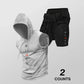 🏃 50% OFF NOW + Free shipping 💪 Men’s Sleeveless Hoodie & Shorts Set – Athletic & Casual Fit – Breathable & Quick-Dry 🏋️‍♂️